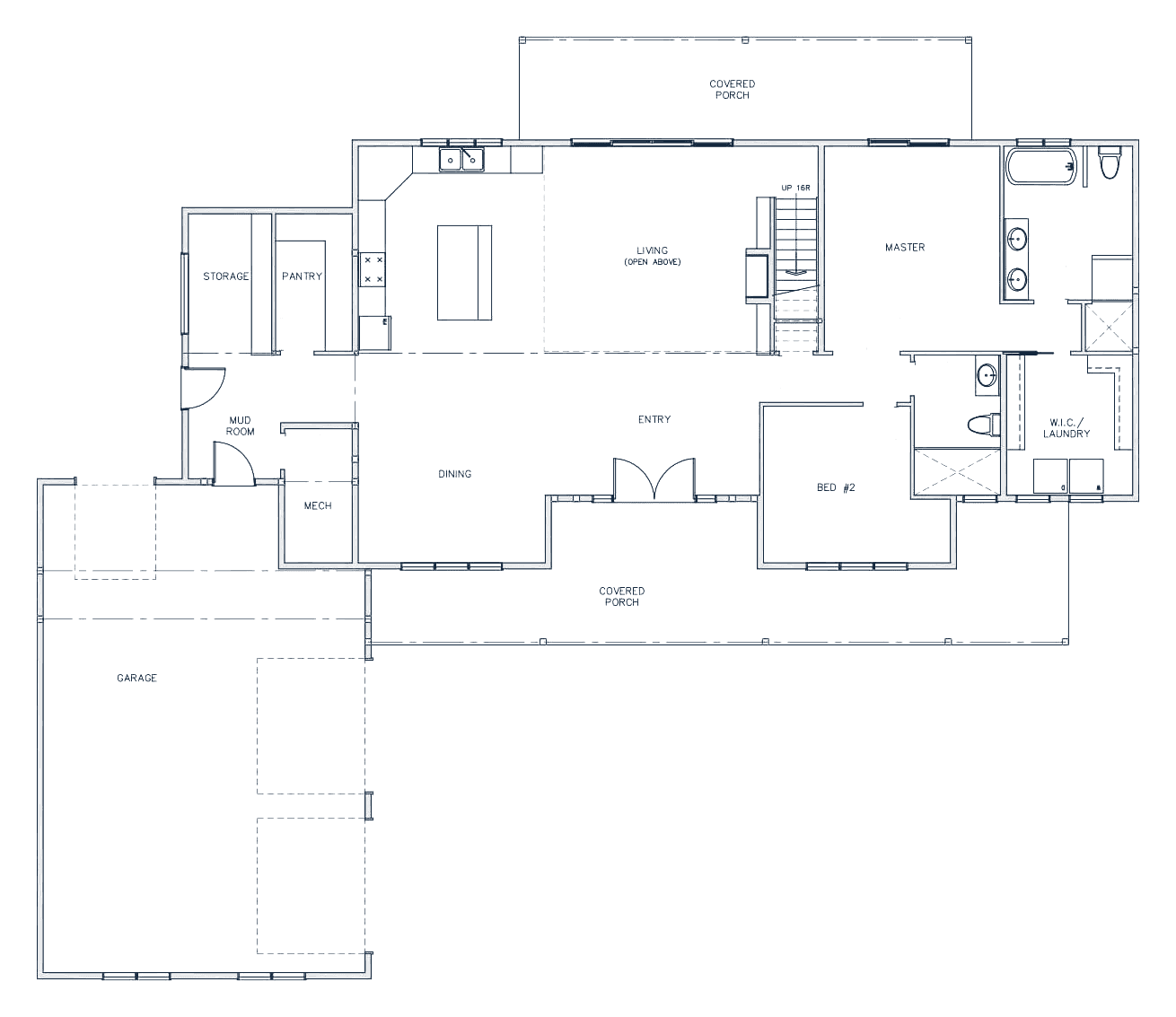The Blue Jay — main floor plan